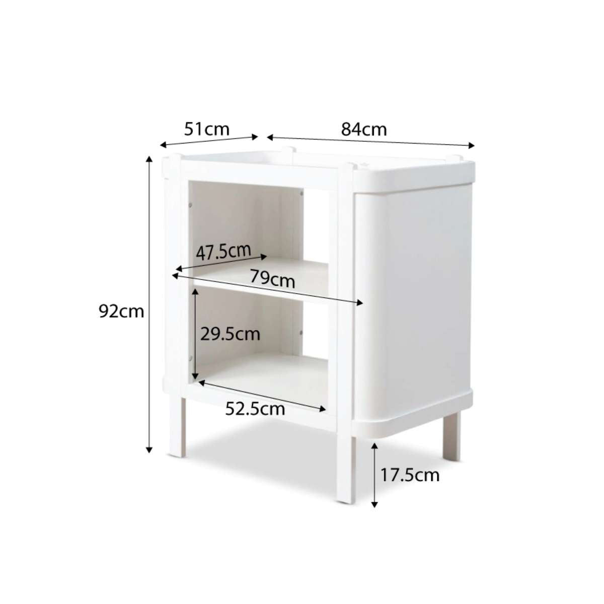 Orlando Change Table - White | Nursery Furniture