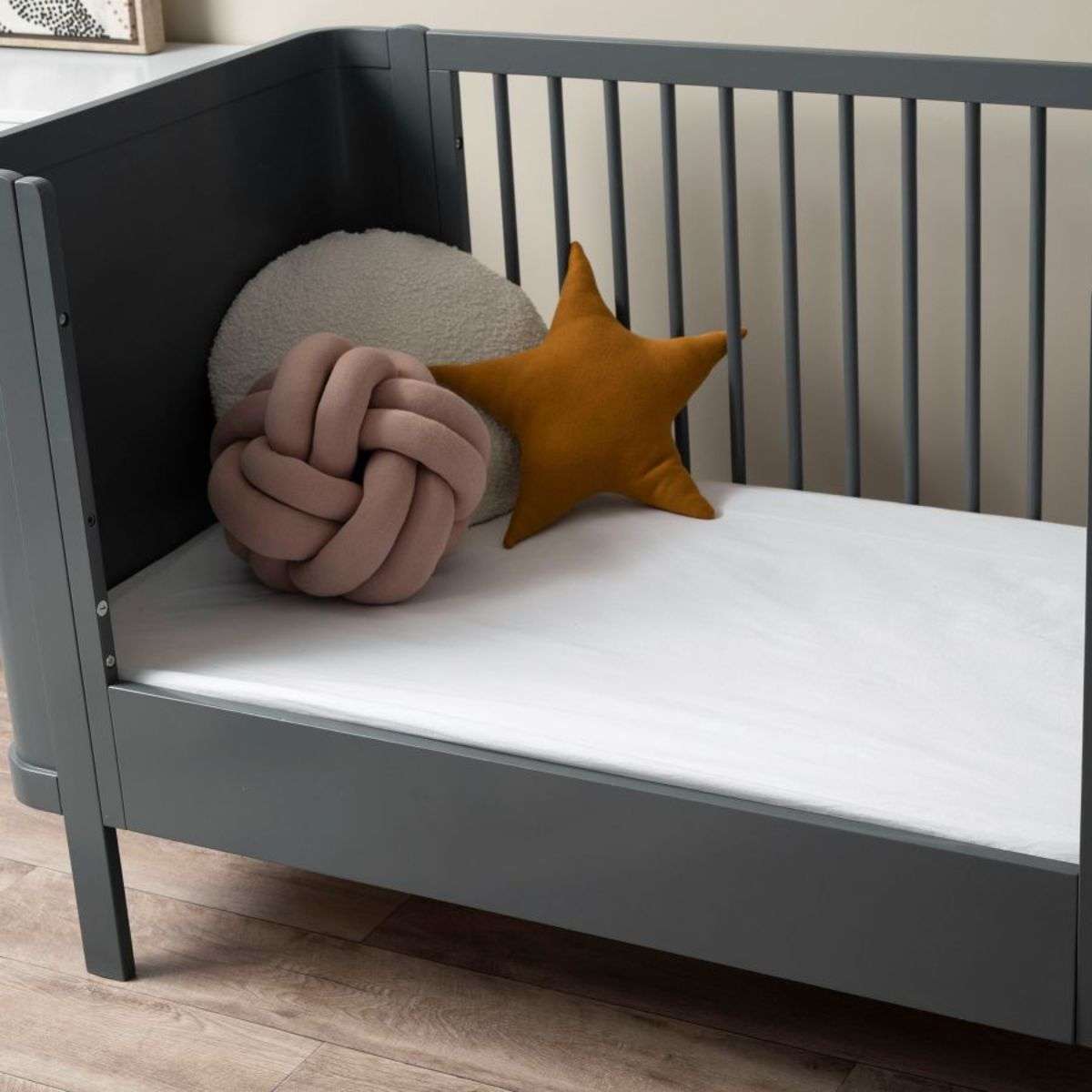 Orlando Cot Toddler Bed Conversion - Charcoal