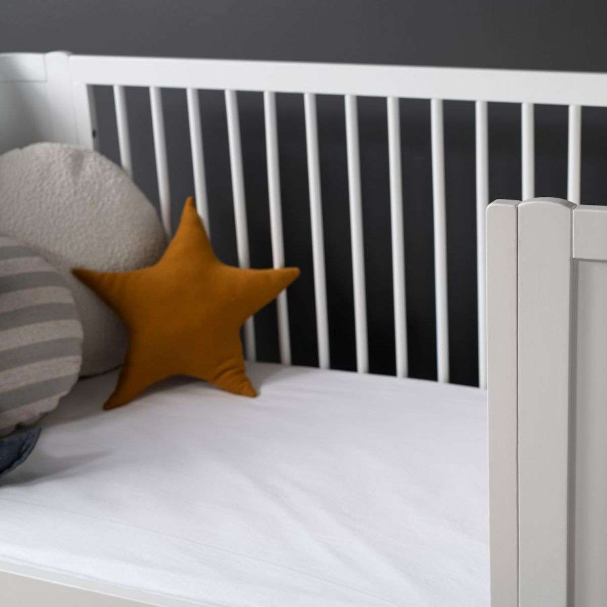 Orlando Cot Toddler Bed Conversion - White