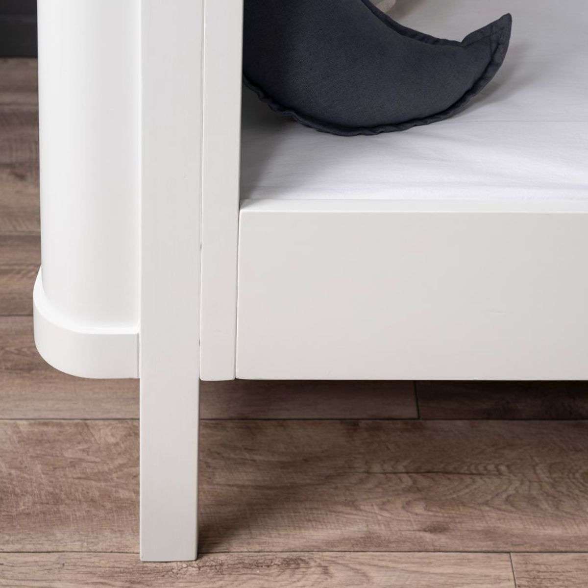Orlando Cot Toddler Bed Conversion - White
