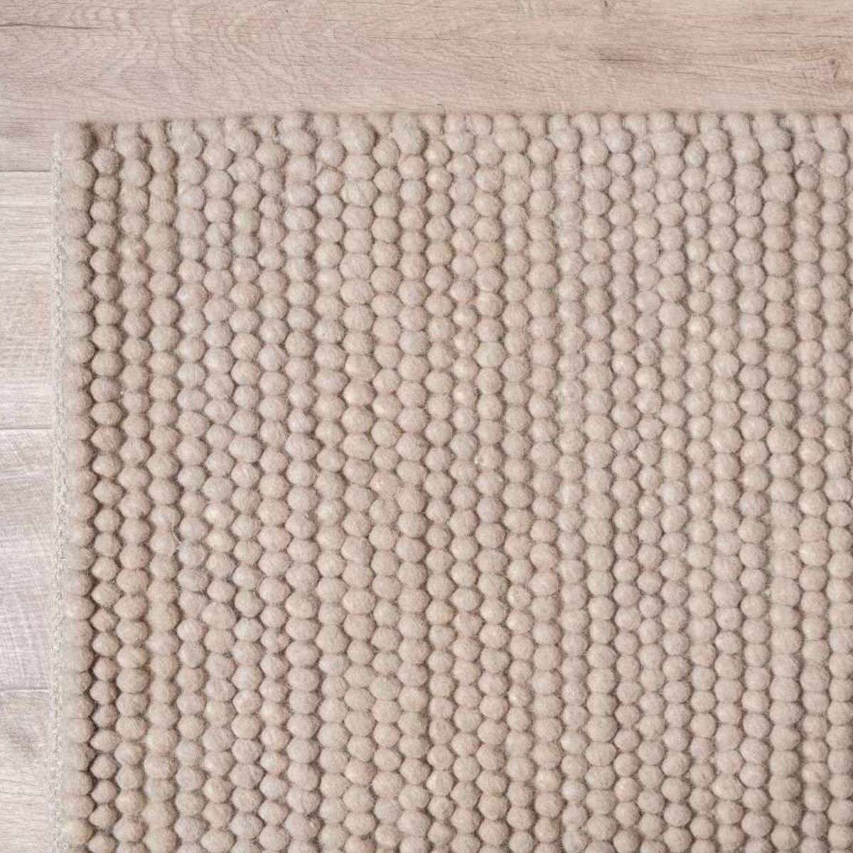 Beau Wool Blend Floor Rug - Large - Mushroom