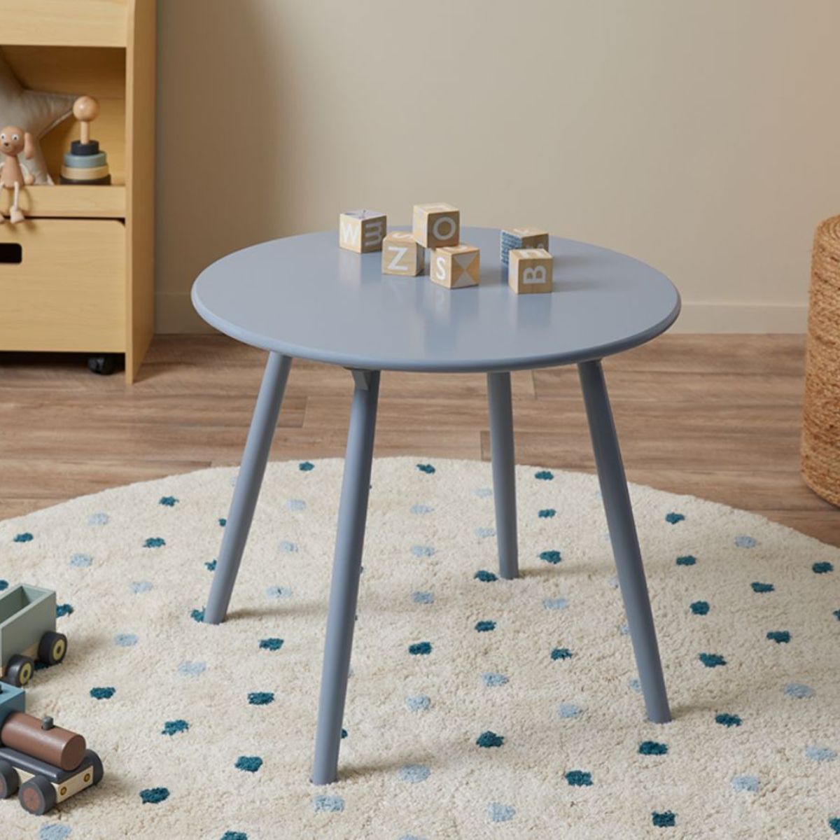 Annie Kids Round Table - Charcoal
