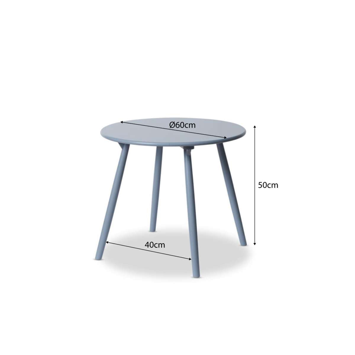 Annie Kids Round Table - Charcoal