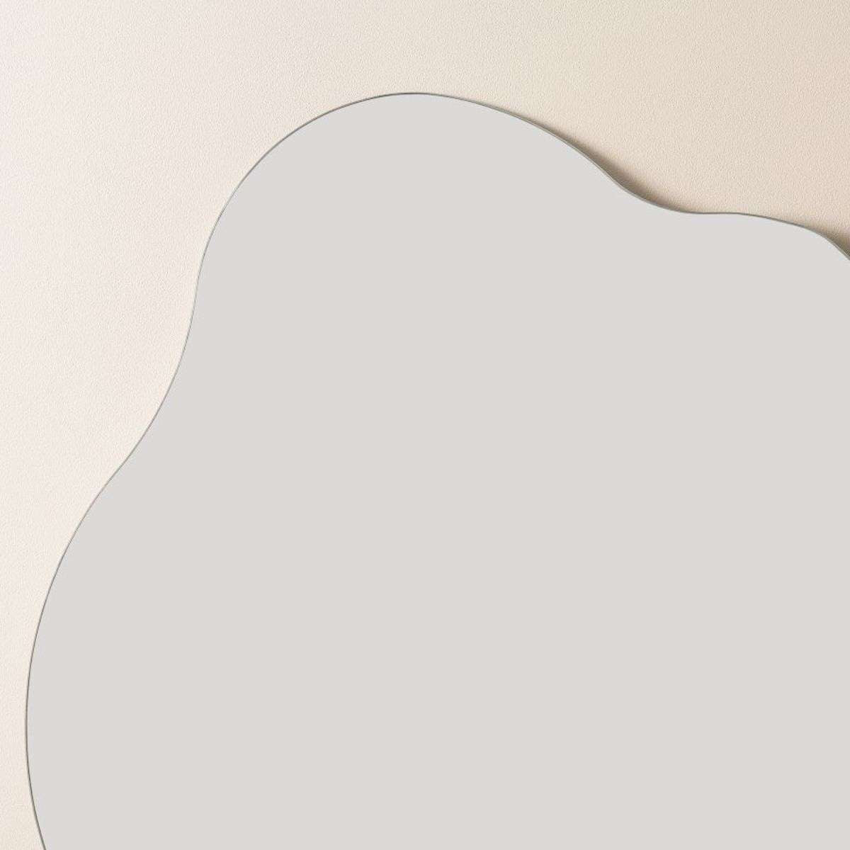 Omari Frameless Pond Shaped Mirror