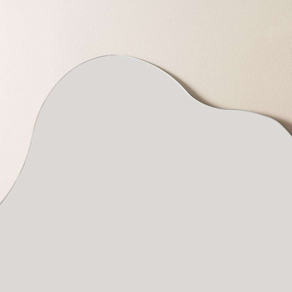 Omari Frameless Pond Shaped Mirror