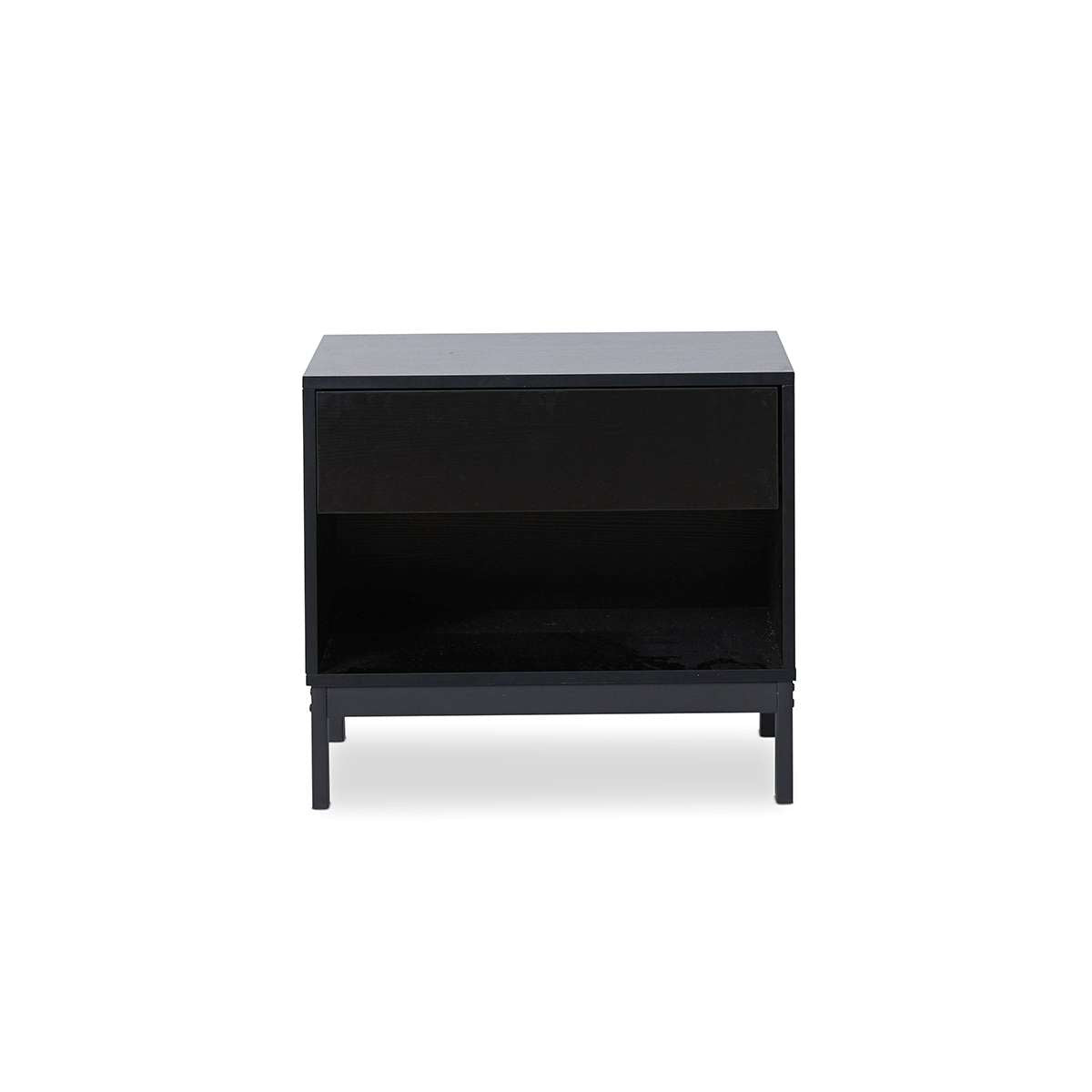 Zander Bedside Table - Black