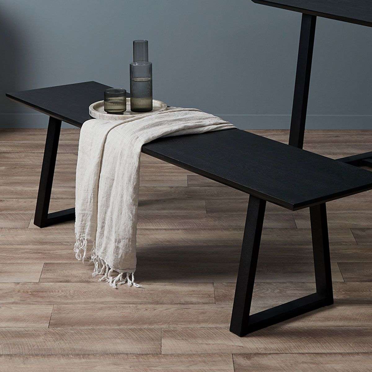 Zander Black Six Seater Dining Set | Mocka NZ