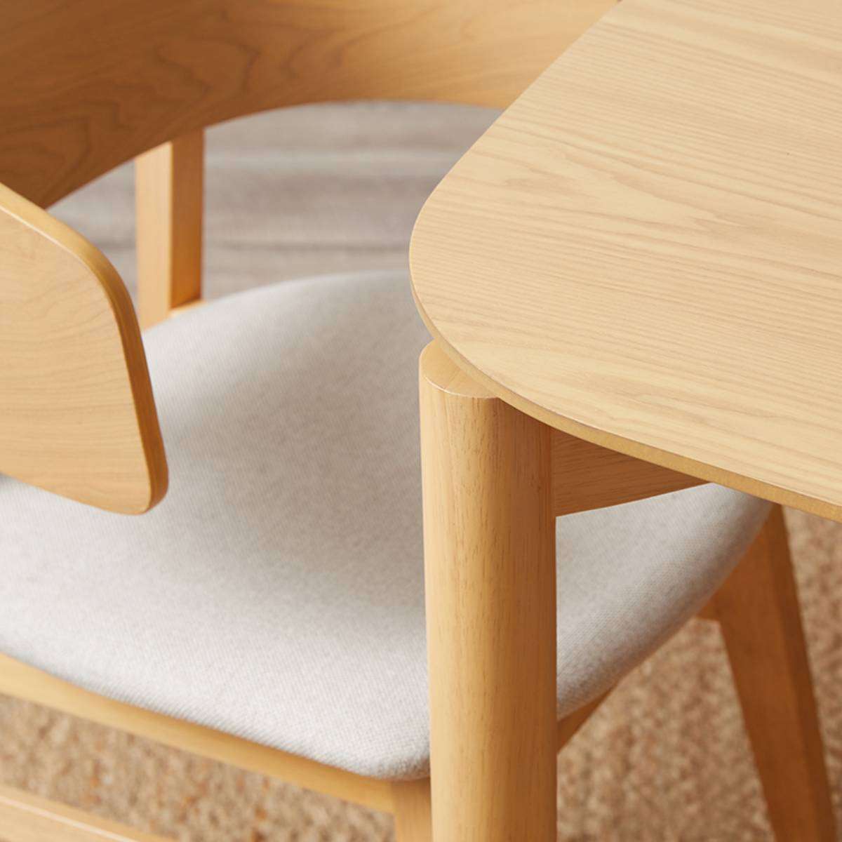 Leon 6 Seater Dining Table - Natural
