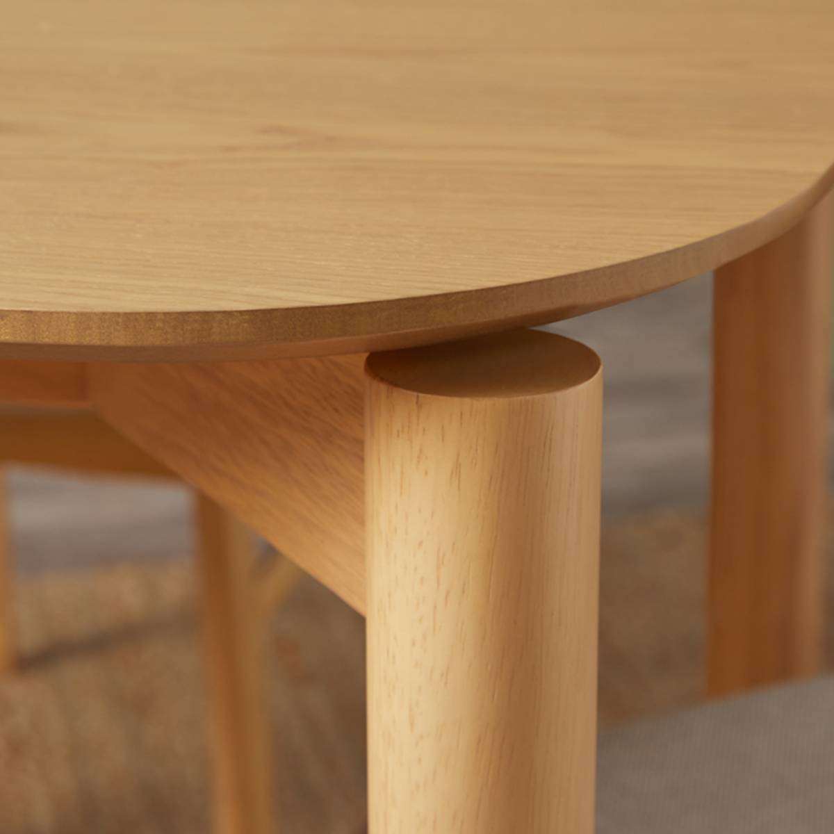 Leon 6 Seater Dining Table - Natural