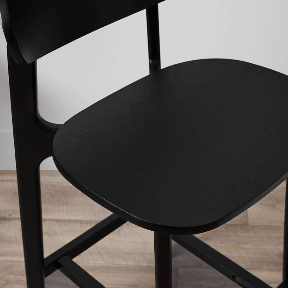 Leon Bar Stool - Black | Home Furniture | Mocka NZ