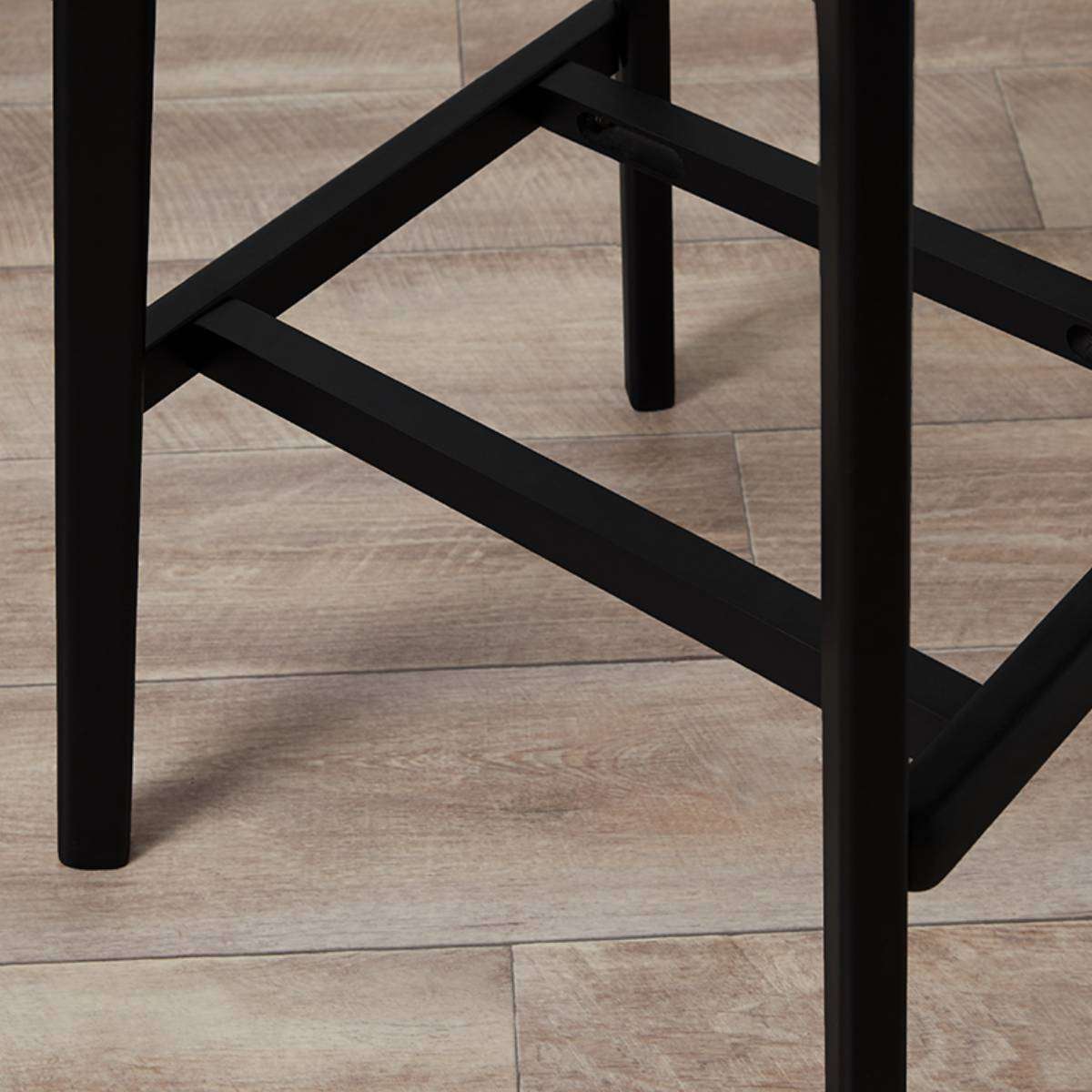 Leon Bar Stool - Black | Home Furniture | Mocka NZ