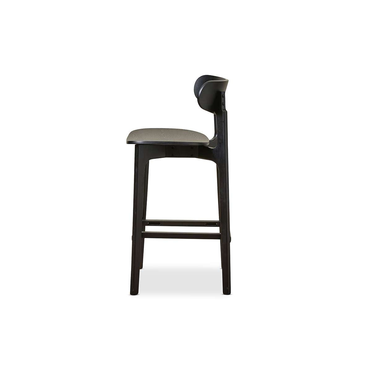 Leon Bar Stool - Black | Home Furniture | Mocka NZ