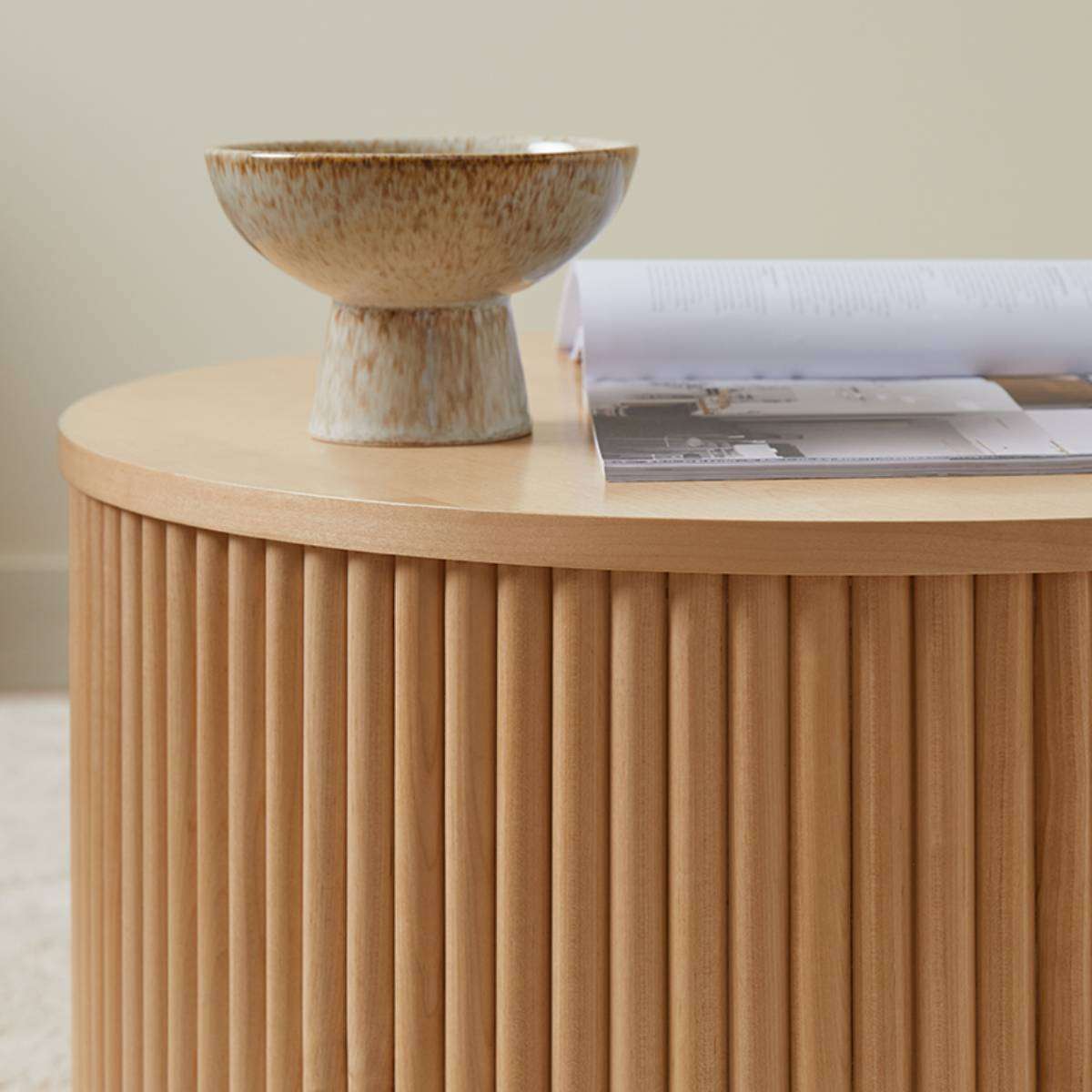 Eve Drum Coffee Table - Birch