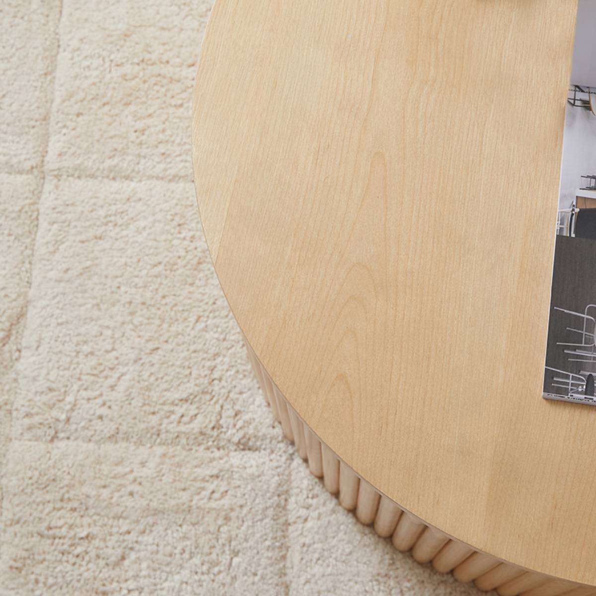 Eve Drum Coffee Table - Birch