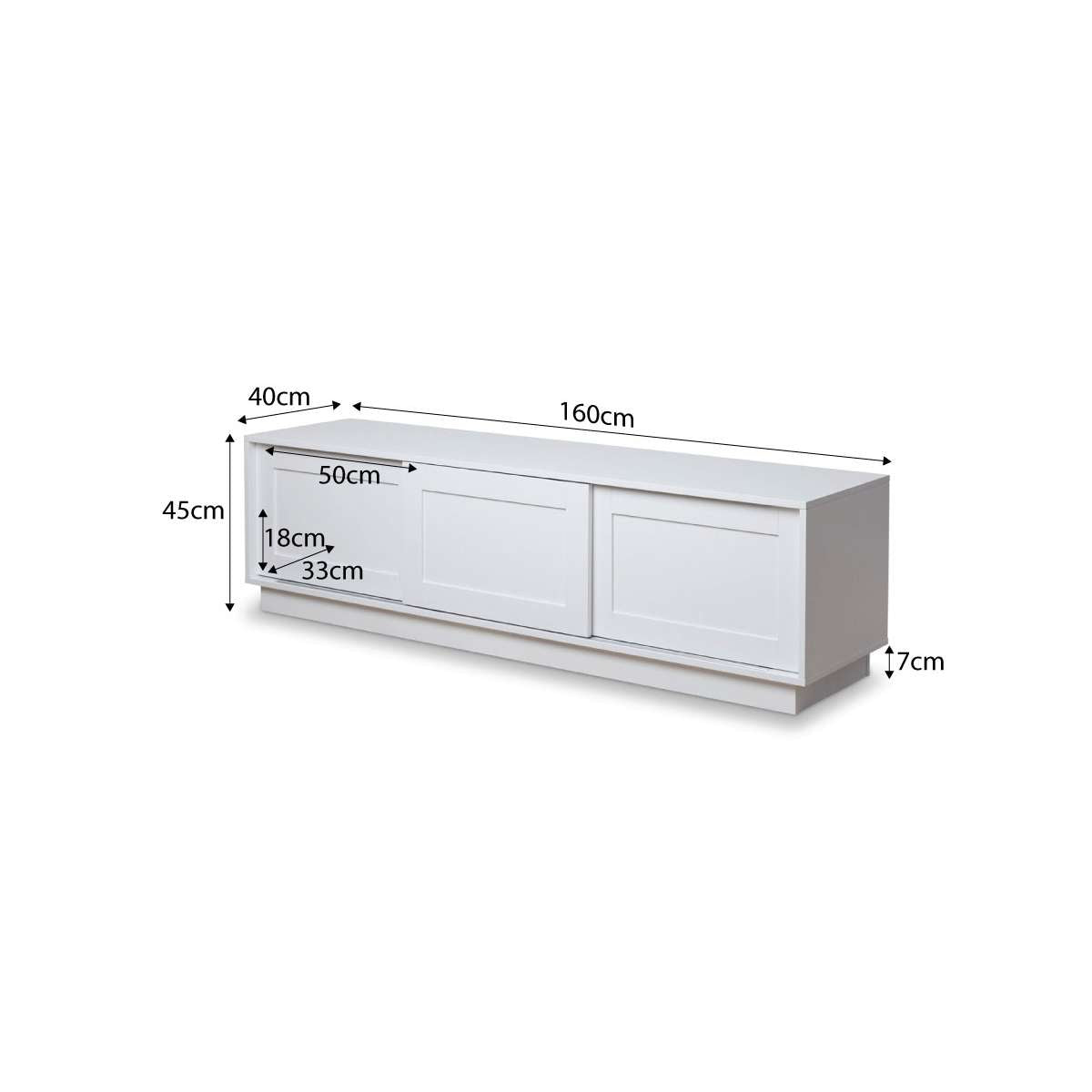 Eros Entertainment Unit - White