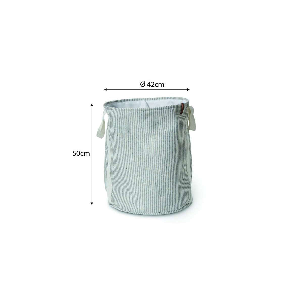 Hamptons Stripe Laundry Hamper