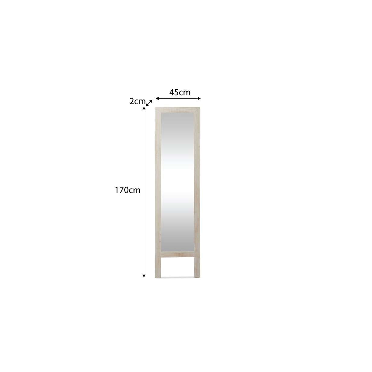 Harbour Full Length Wood Mirror
