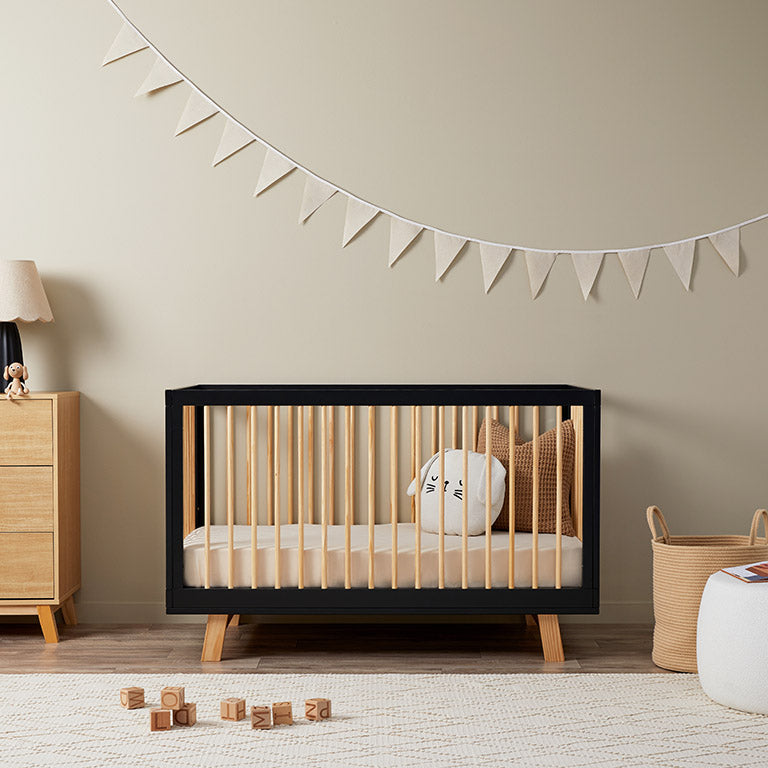 Aspen Classic Cot - Black/Natural