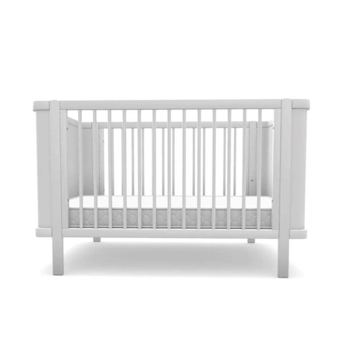 Orlando Contemporary Cot - White