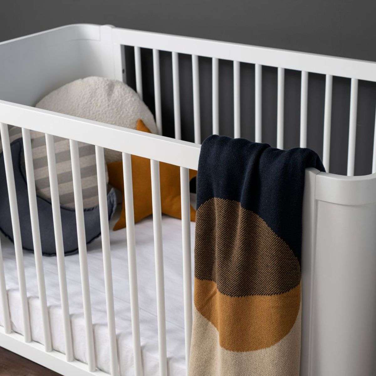 Orlando Contemporary Cot - White