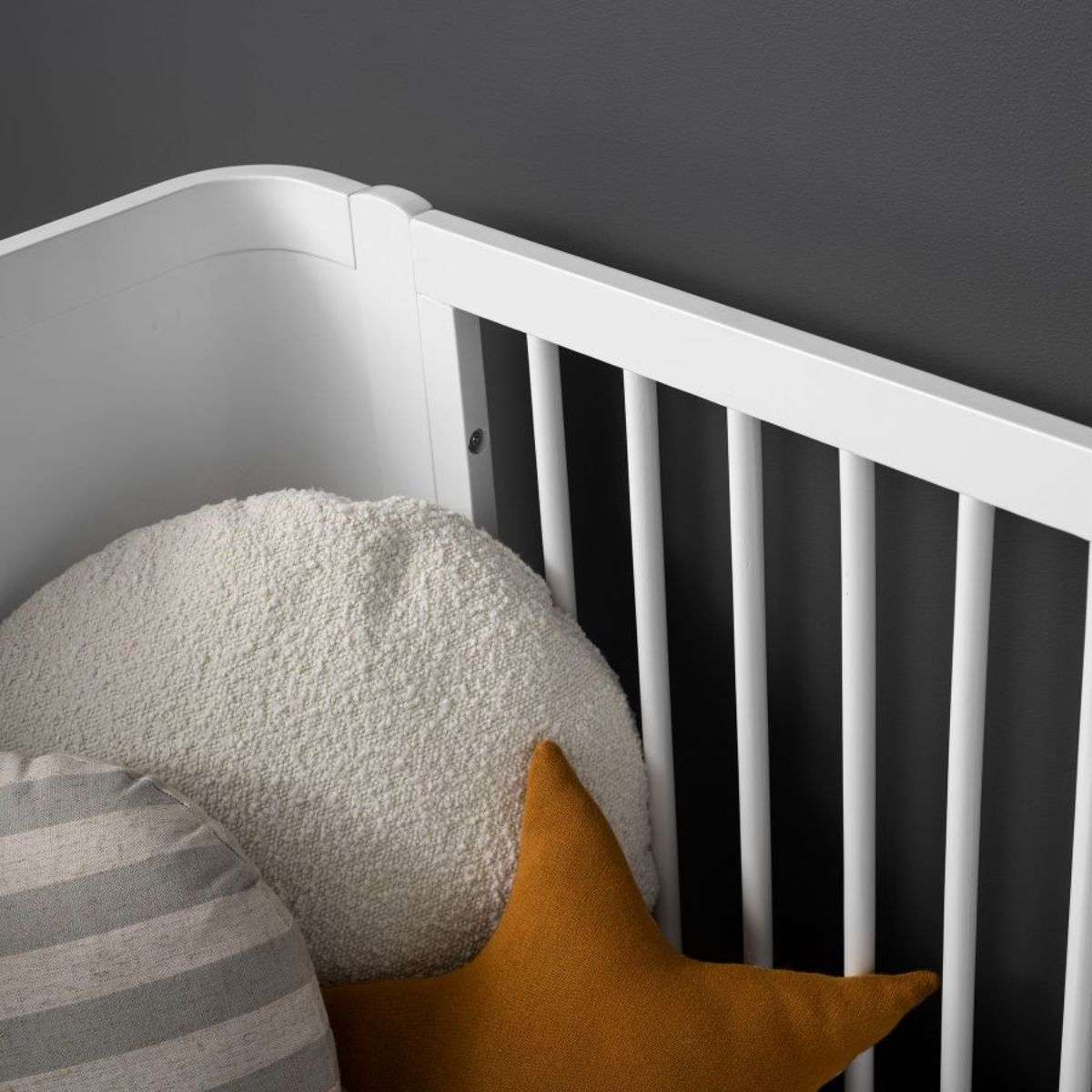 Orlando Contemporary Cot - White