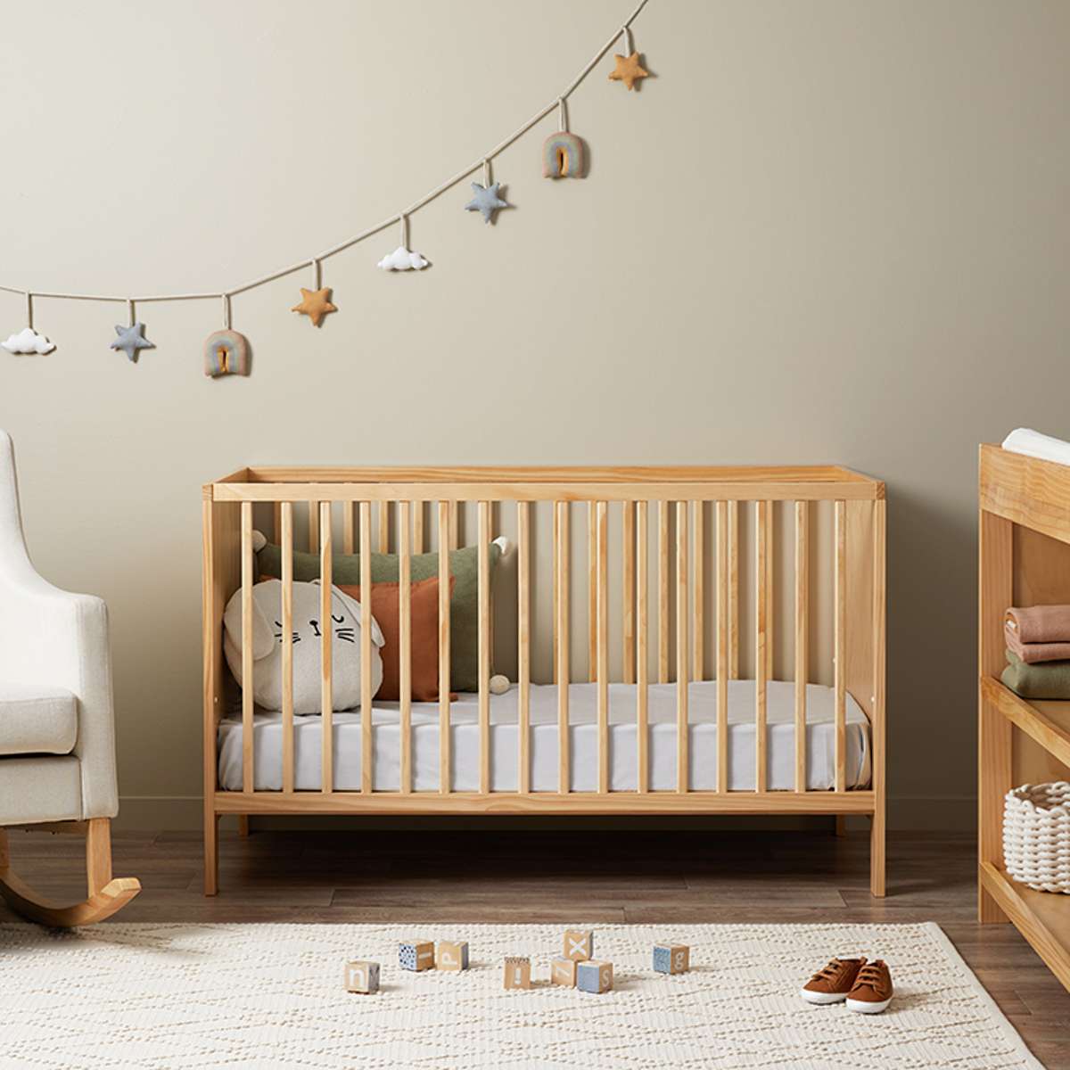 Aspiring Natural Four Piece Nursery Set | Mocka NZ