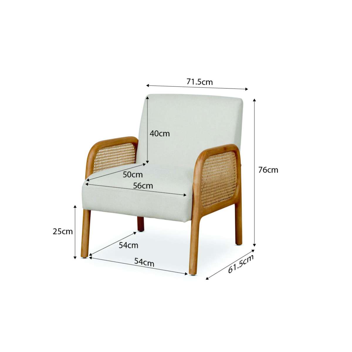 Torrance Rattan Occasional Chair