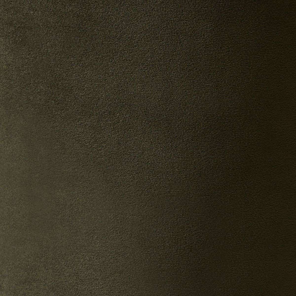 Velvet Ottoman - Small - Olive Green