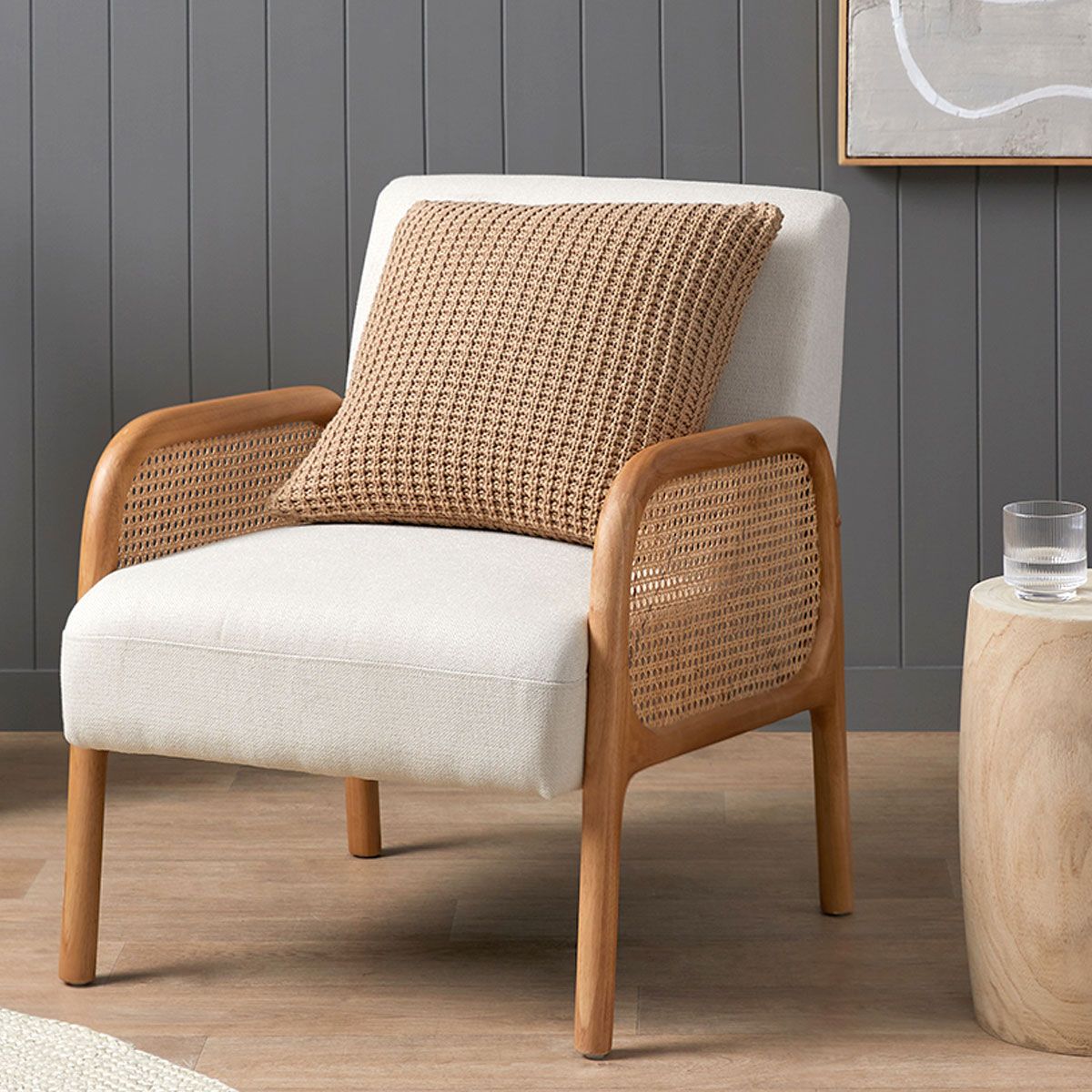 Brennan Knit Cushion Cover - Latte | Decor | Mocka NZ