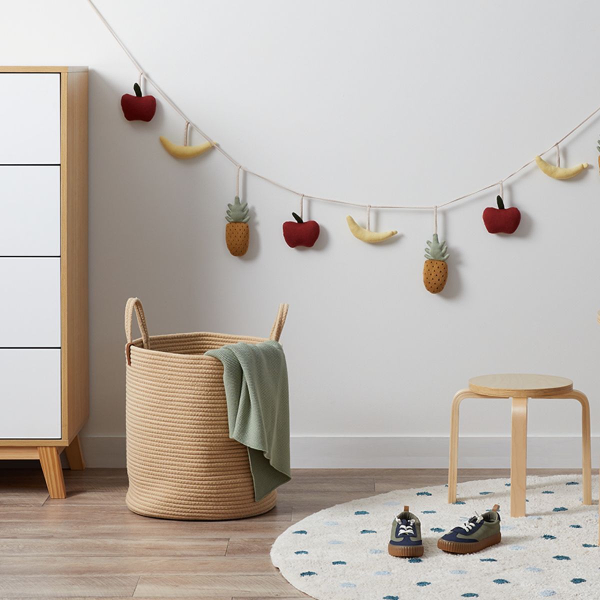 Fruit Bunting and Blanket Set