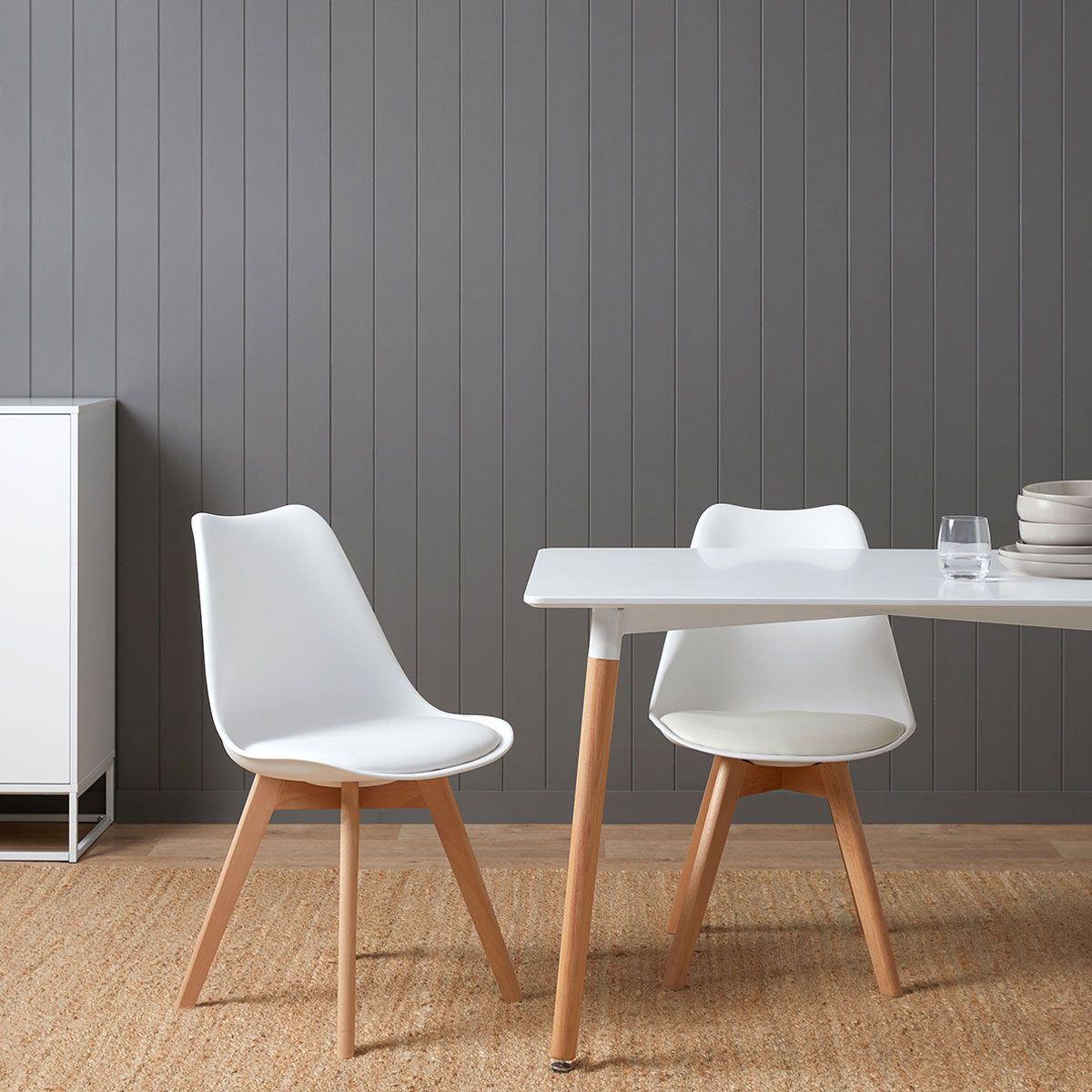 Contemporary Four Seater Dining Set| Mocka NZ