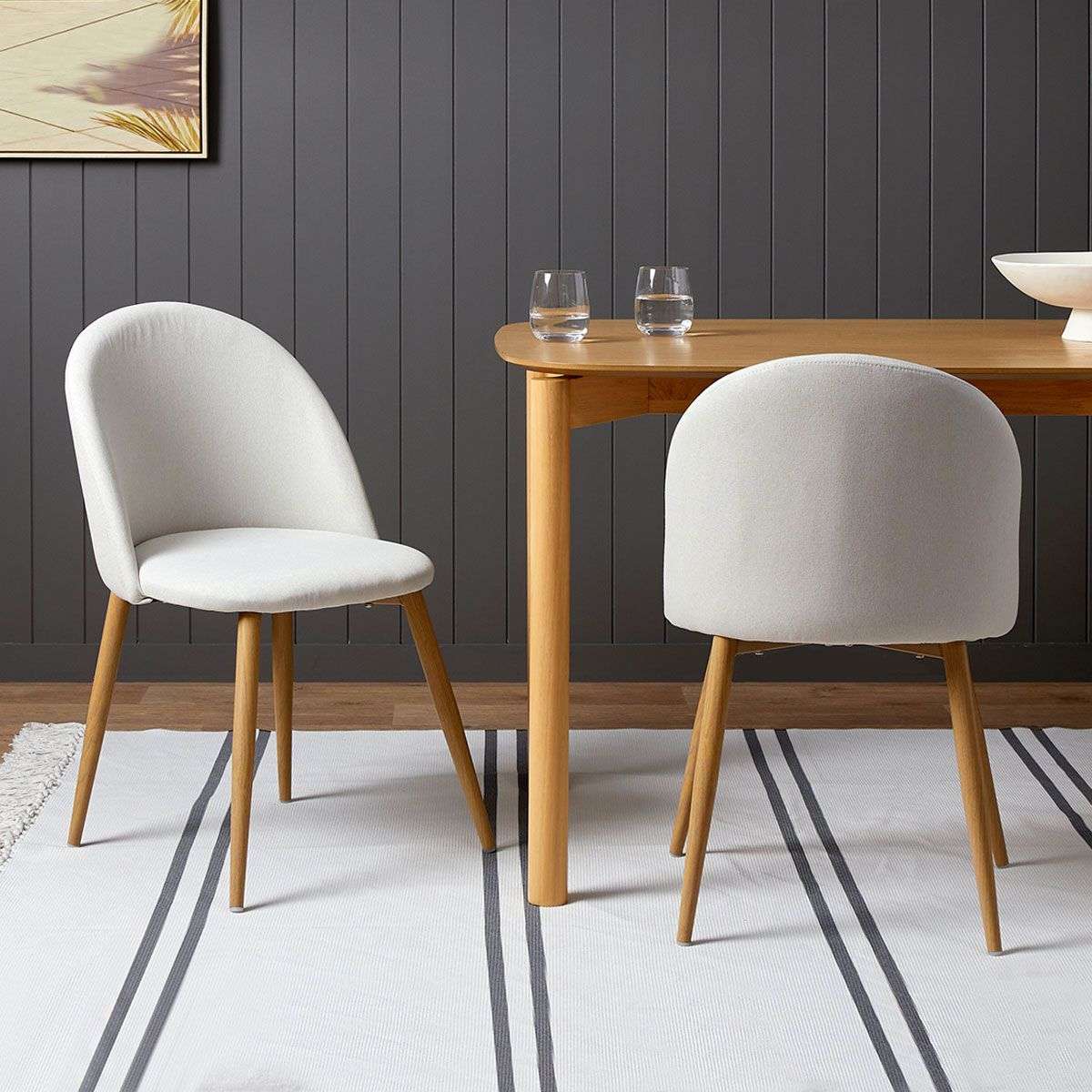 Eve Birch and Londyn Natural Six Seater Dining Set