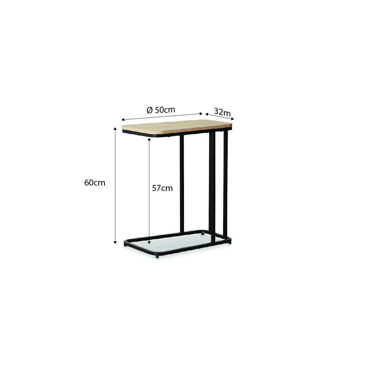 Brixton Side Table - Rectangle