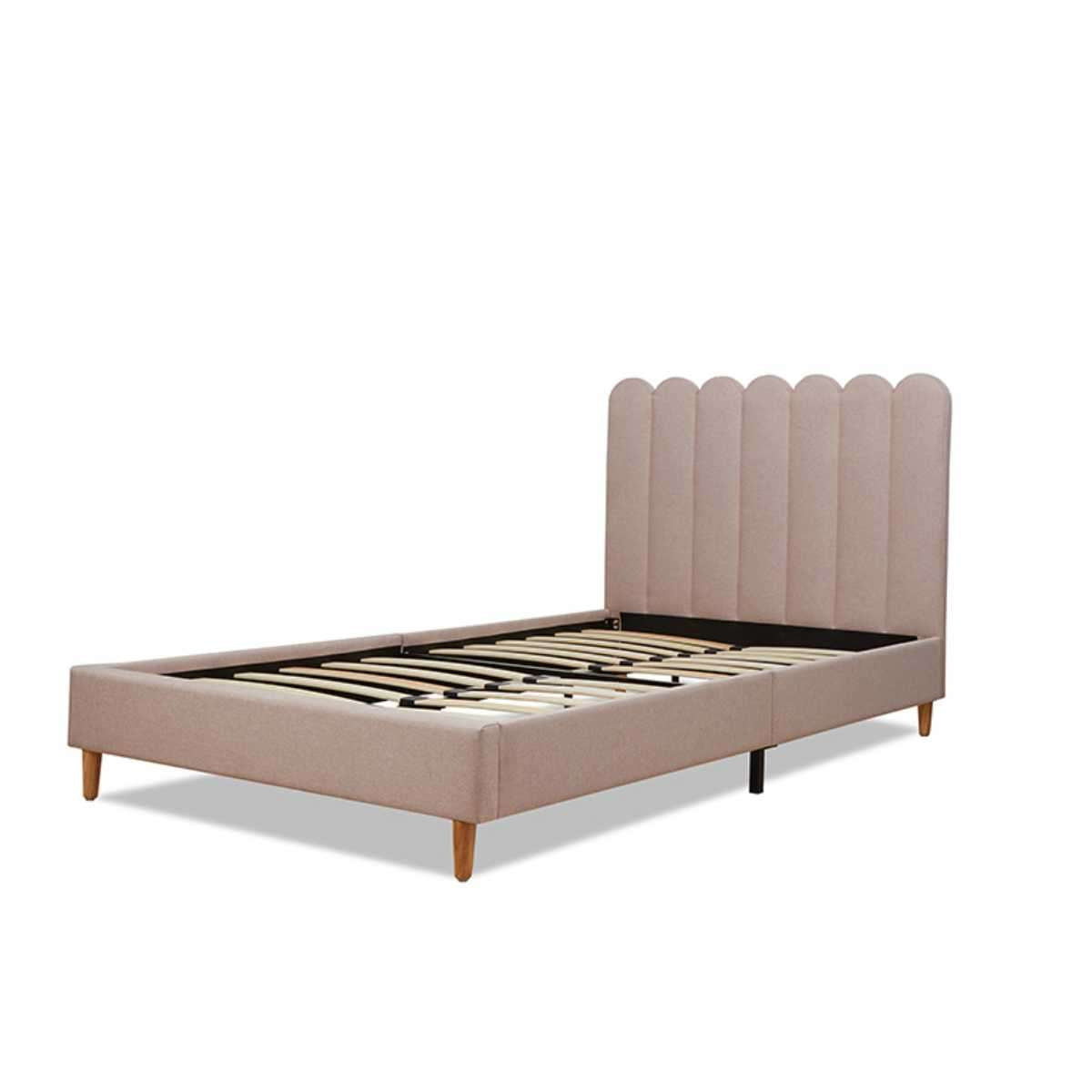 Fiona Single Bed - Dusty Pink
