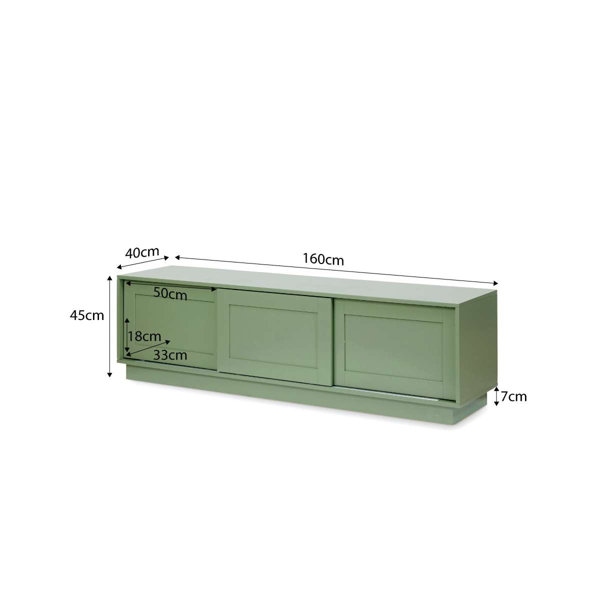 Eros Entertainment Unit - Sage Green