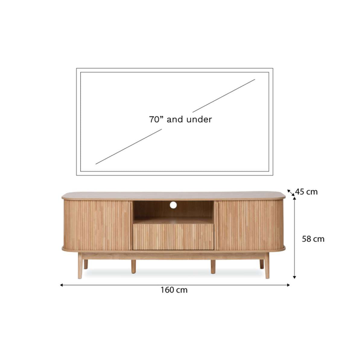 Maeve Entertainment Unit - Natural
