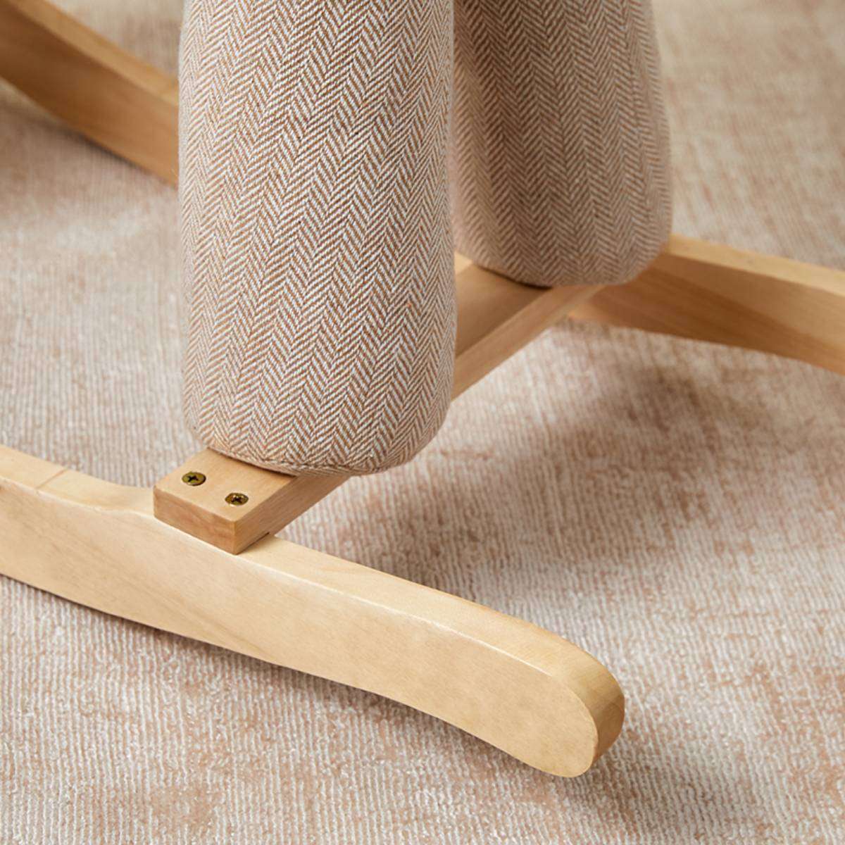 Kids Rocking Horse - Beige | Kids Toys | Mocka NZ