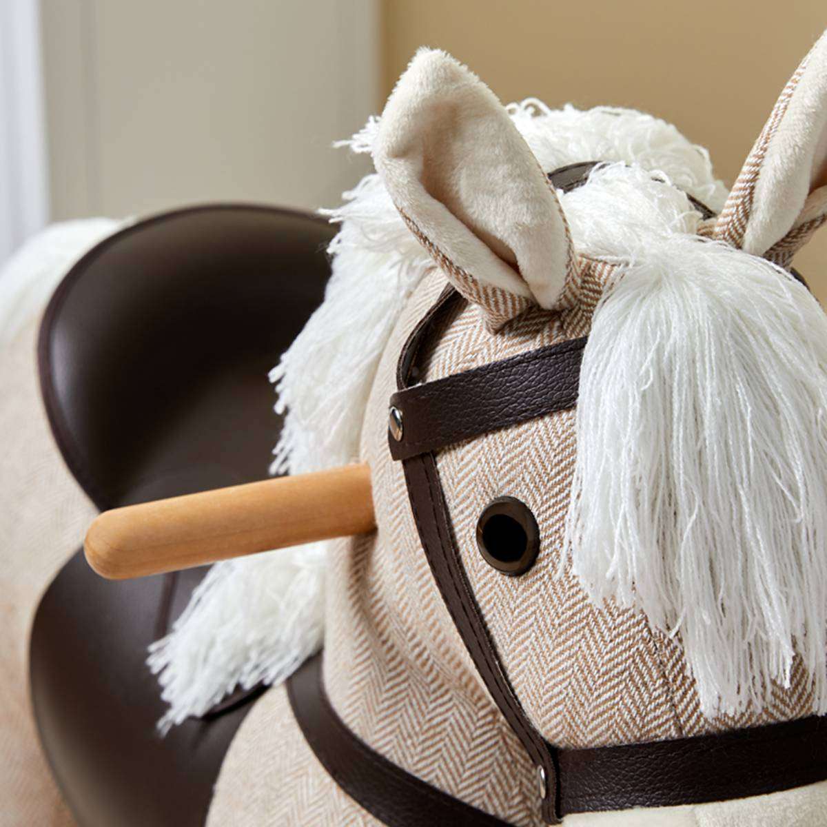 Kids Rocking Horse - Beige | Kids Toys | Mocka NZ