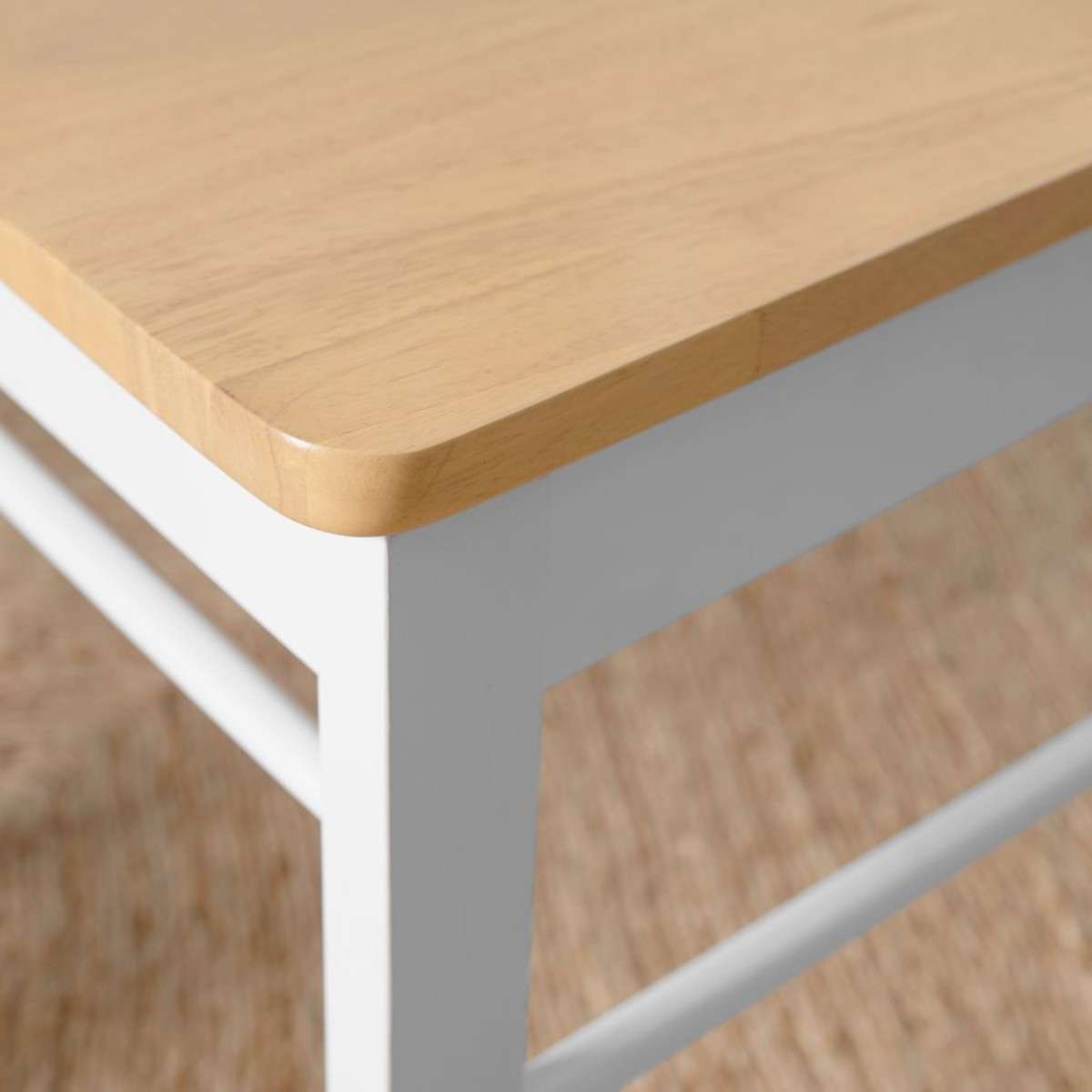 Hamptons Dining Chair - White/Natural | Dining Furniture