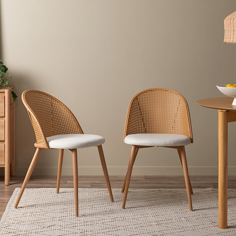 Avila Dining Chair - Set of 2 - Natural
