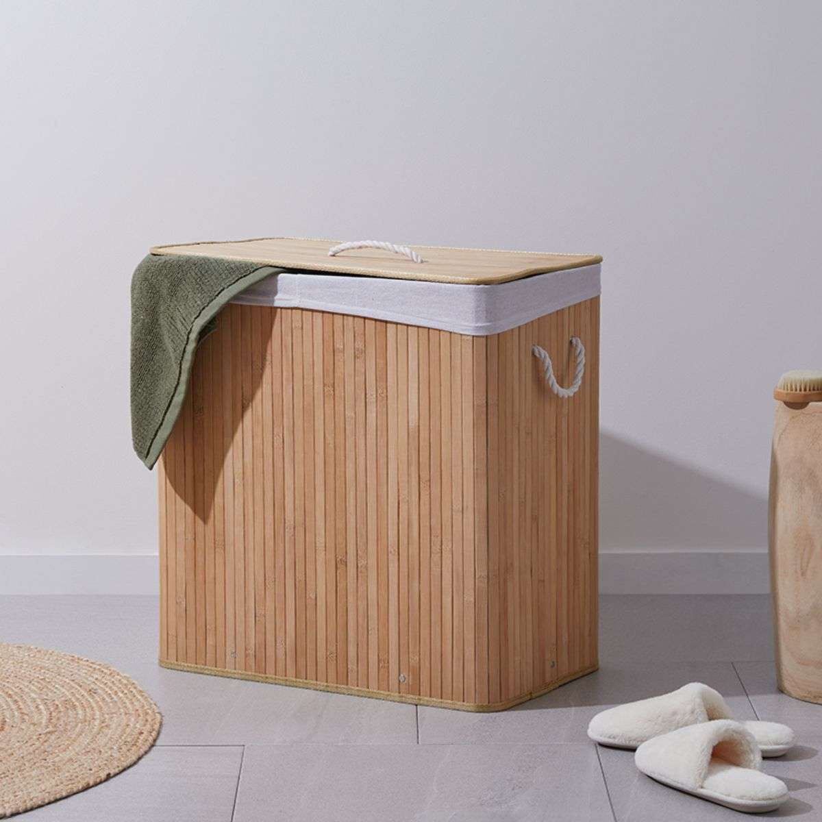 Kata Double Laundry Hamper