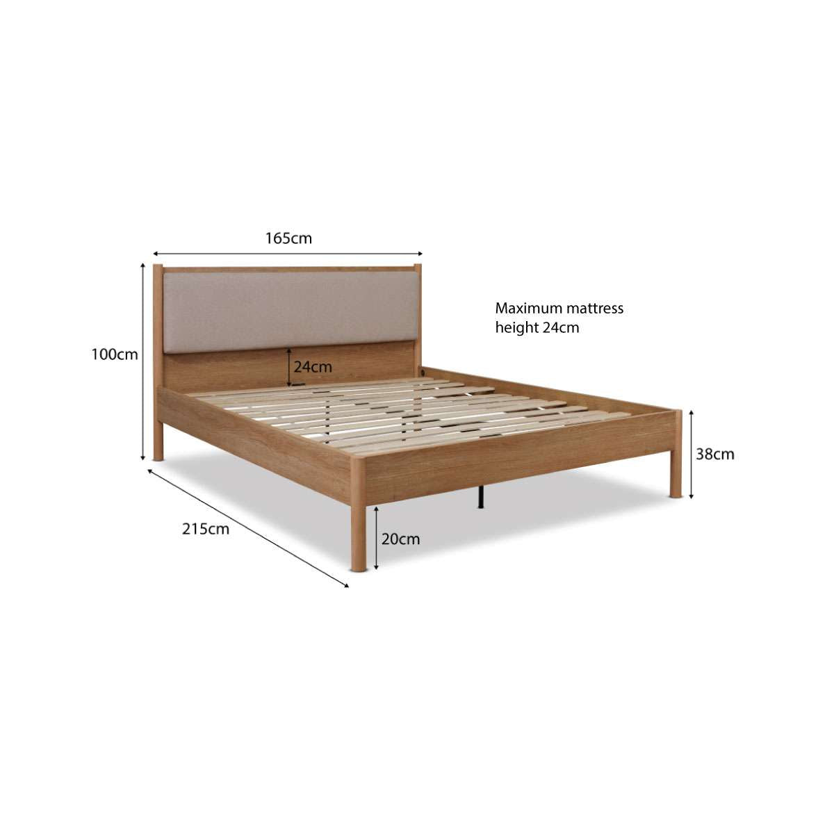 Blair Natural Three Piece Bedroom Set