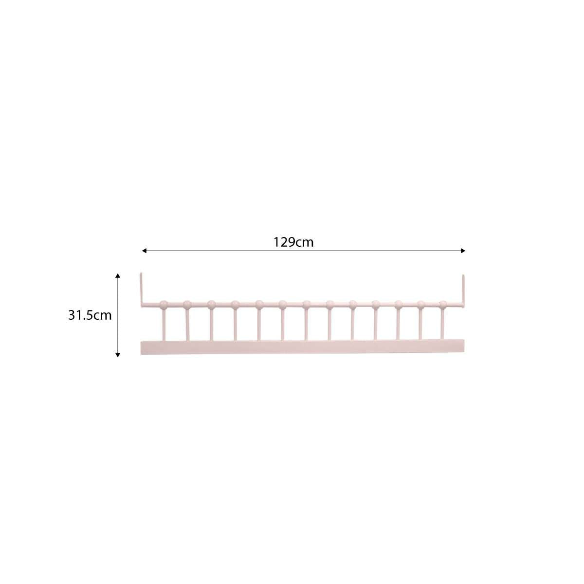 Sonata Pink 3-in-1 Cot Conversion Bundle