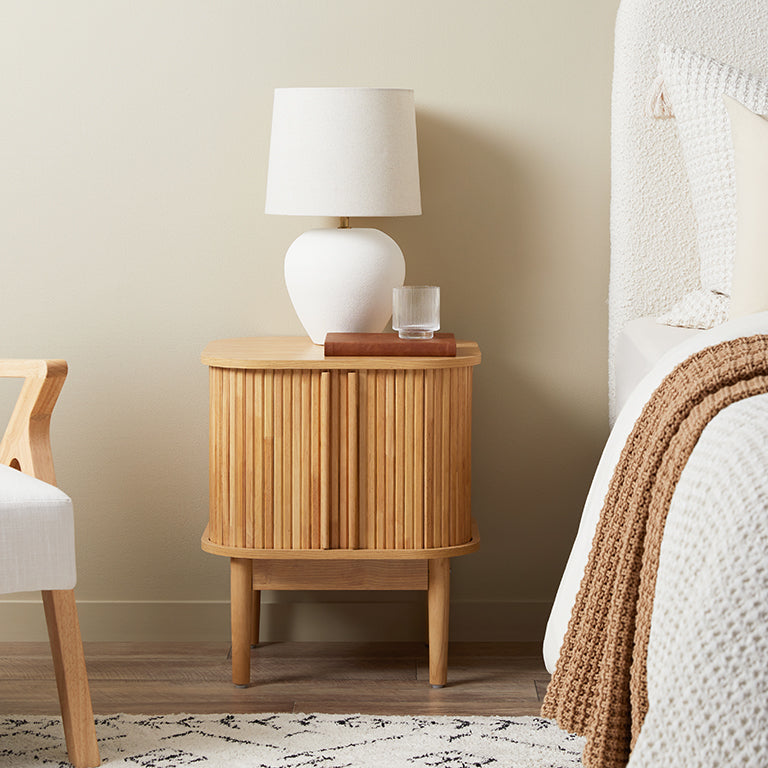 Maeve Bedside Table - Natural