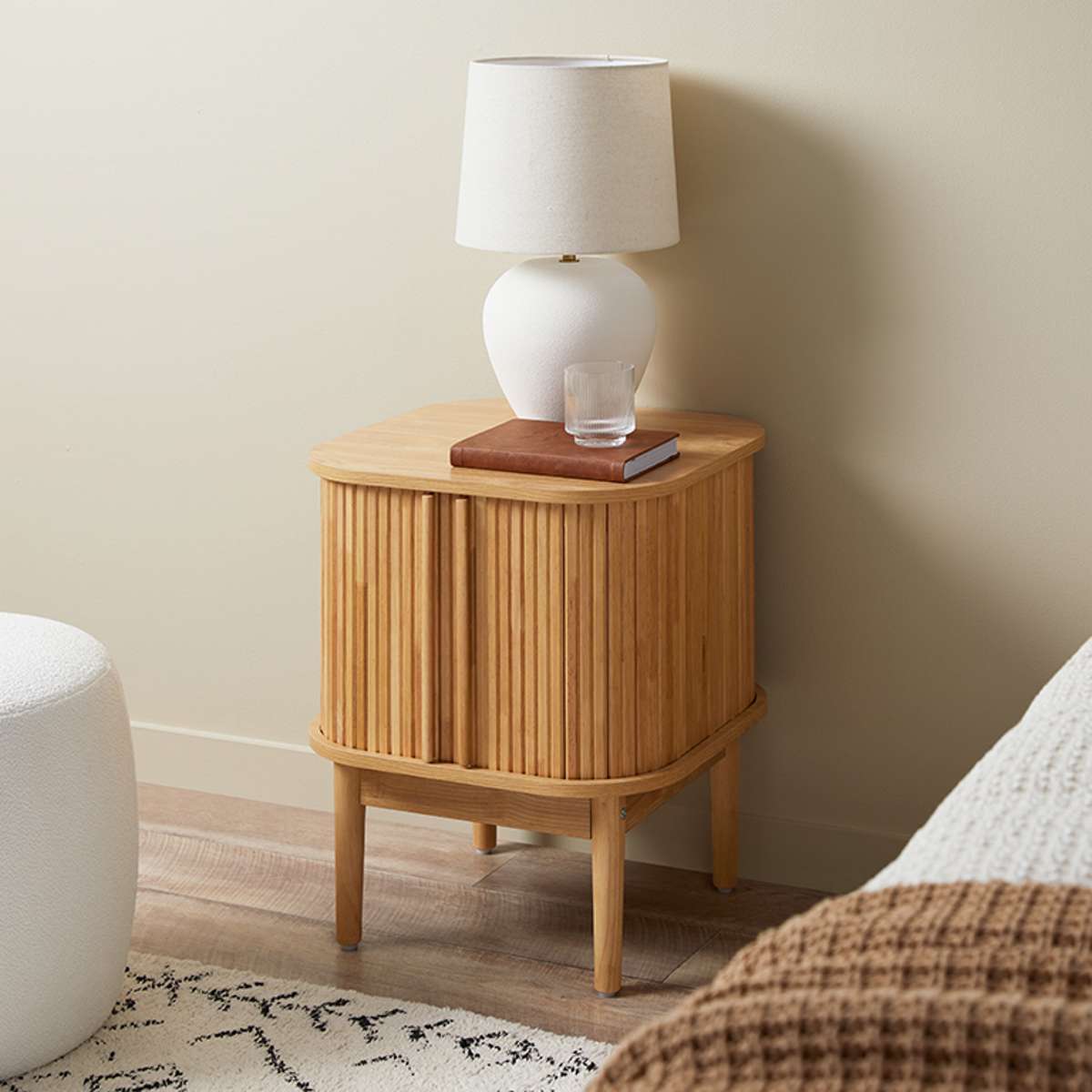 Maeve Bedside Table - Natural