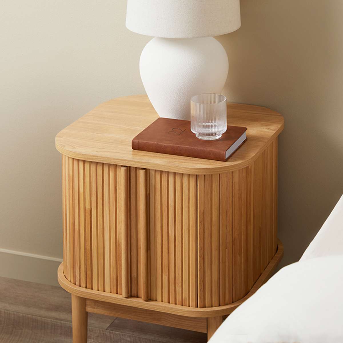 Maeve Bedside Table - Natural