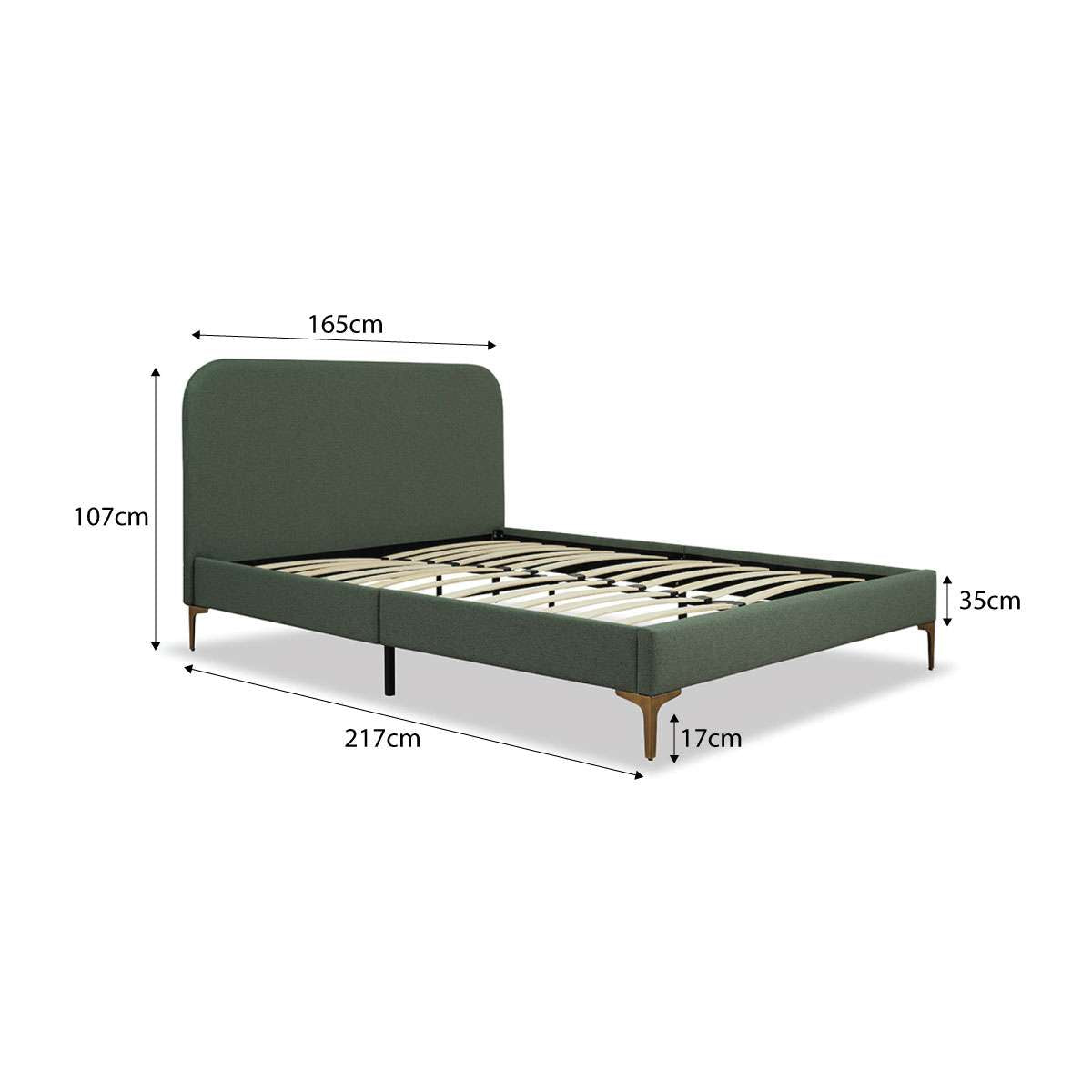 Taylor Queen Bed - Green