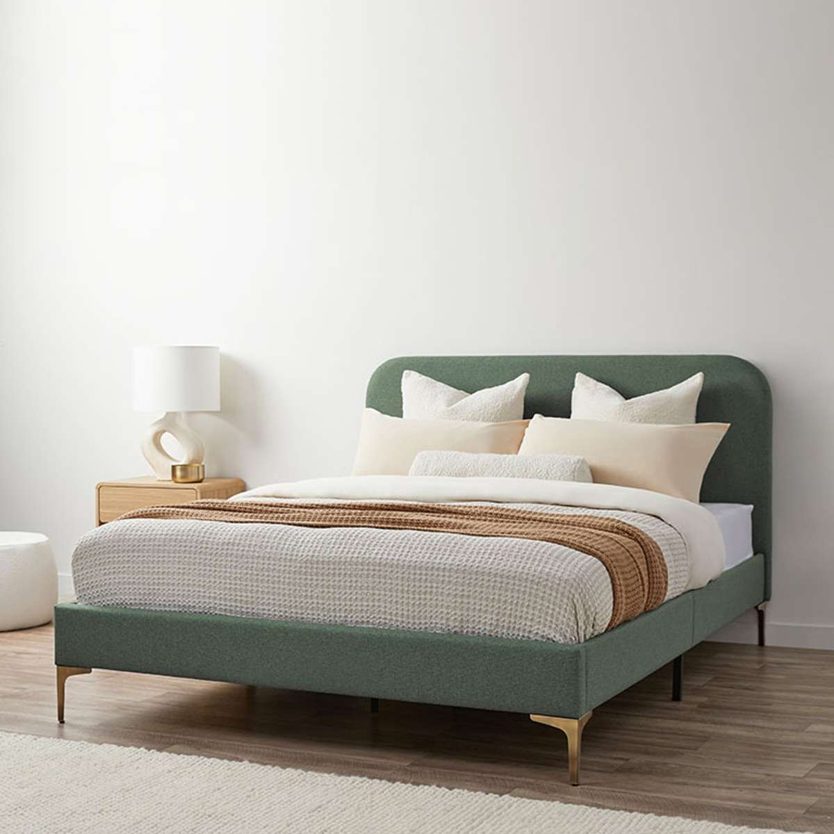 Taylor Queen Bed - Green
