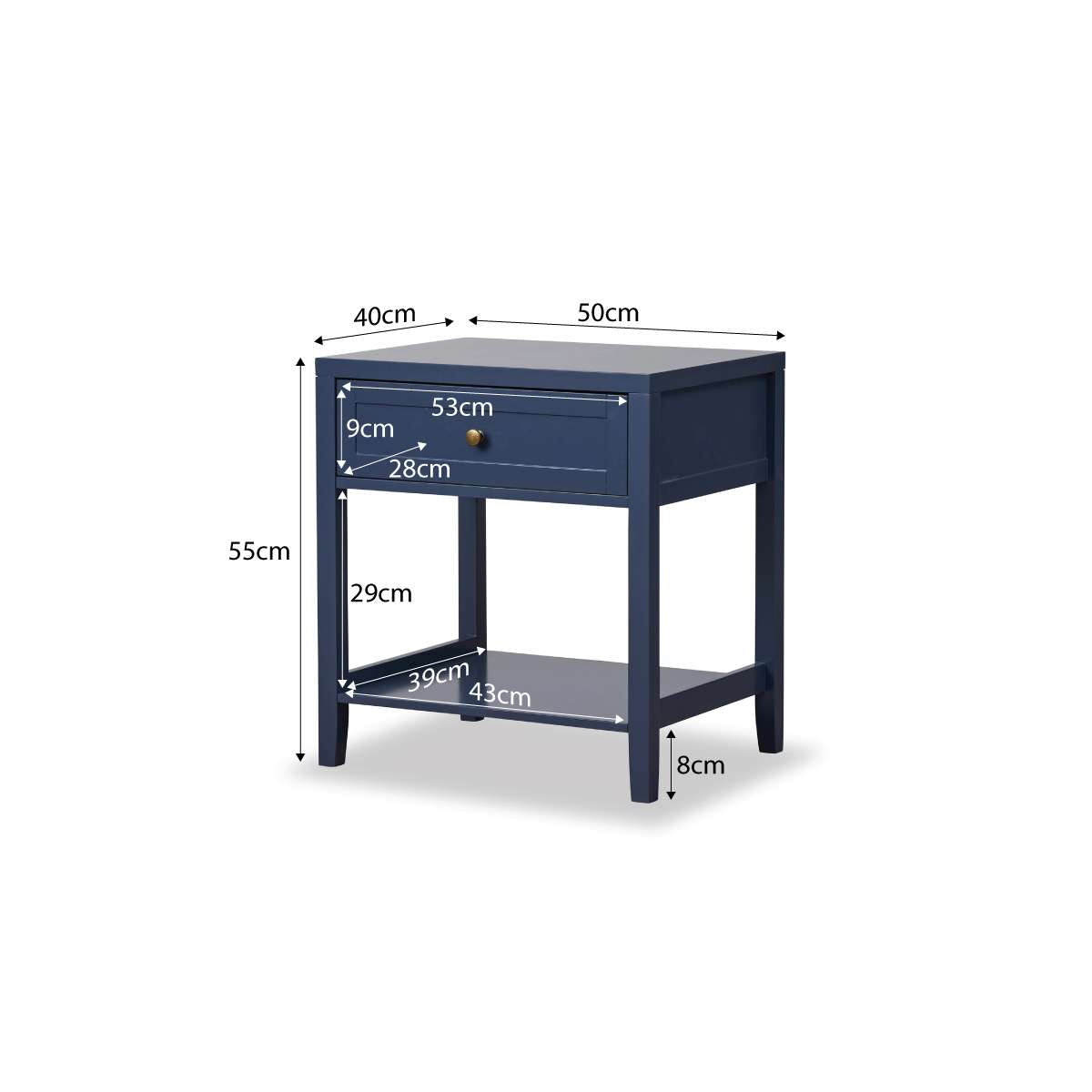Cove Bedside Table - Midnight Bundle