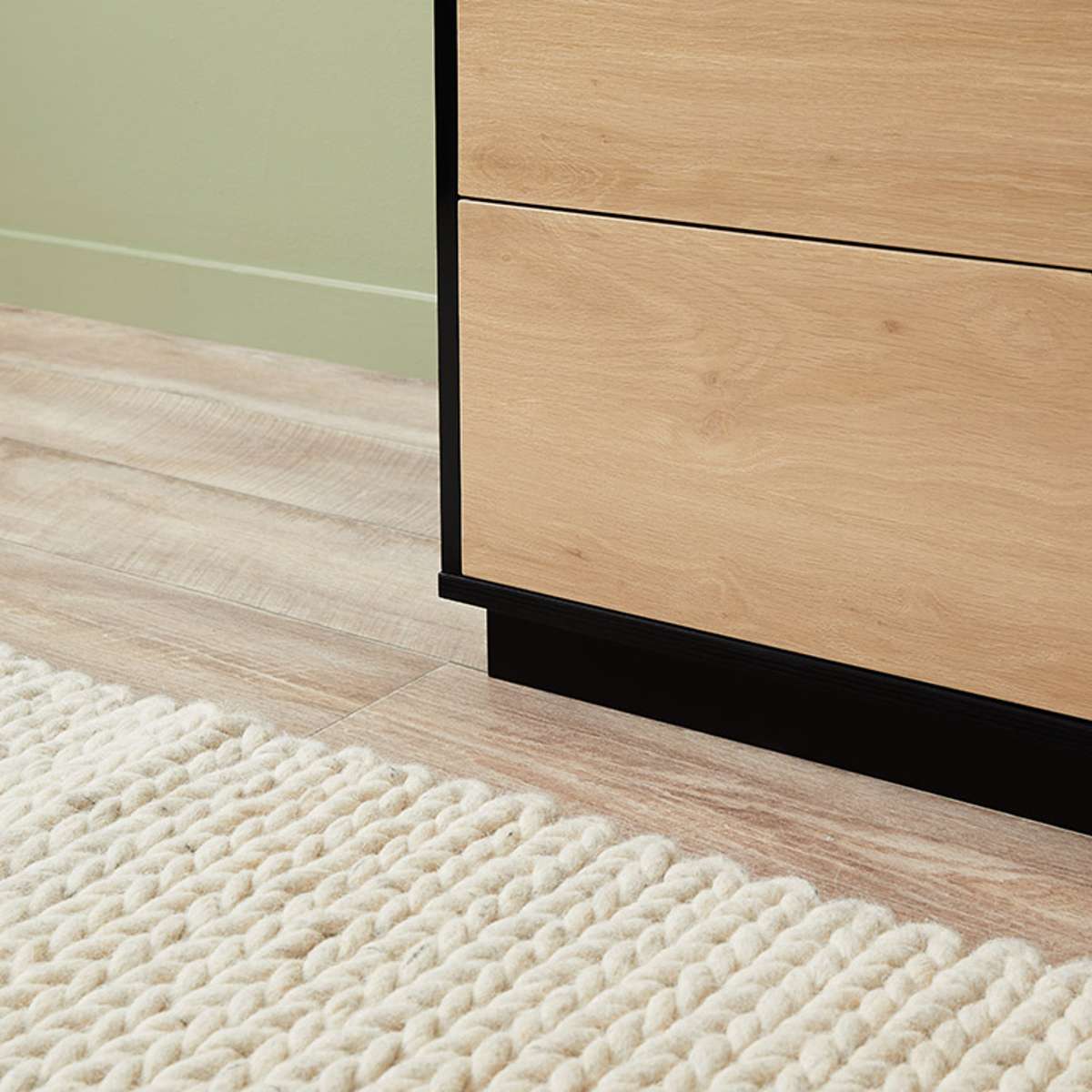 Avoca Six Drawer - Natural/Black